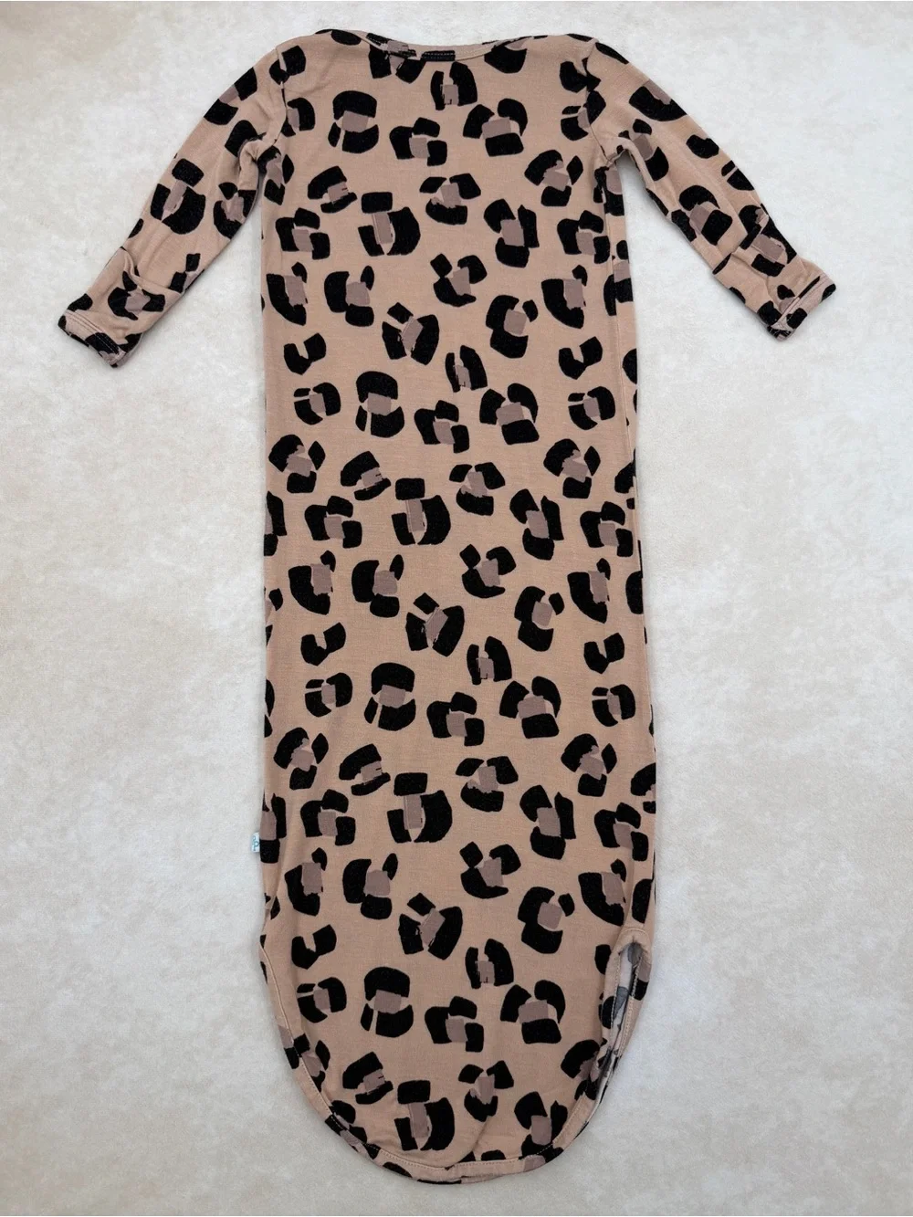 Posh Peanut Leopard Print Knot Gown